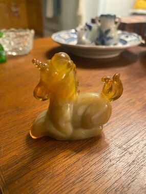 Little Luck the Unicorn figurine by the Boyd Art Glass Company.